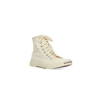 Balenciaga paris high top sneaker white destroyed cotton Size US 8 / EU 41 - 1 Thumbnail