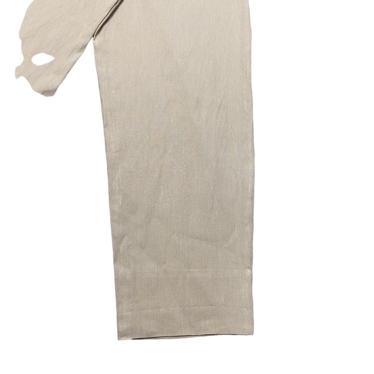 Comme des Garcons Homme AD1989 Comme Des Garcons Homme Linen Baggy Pants Size US 28 / EU 44 - 13 Thumbnail