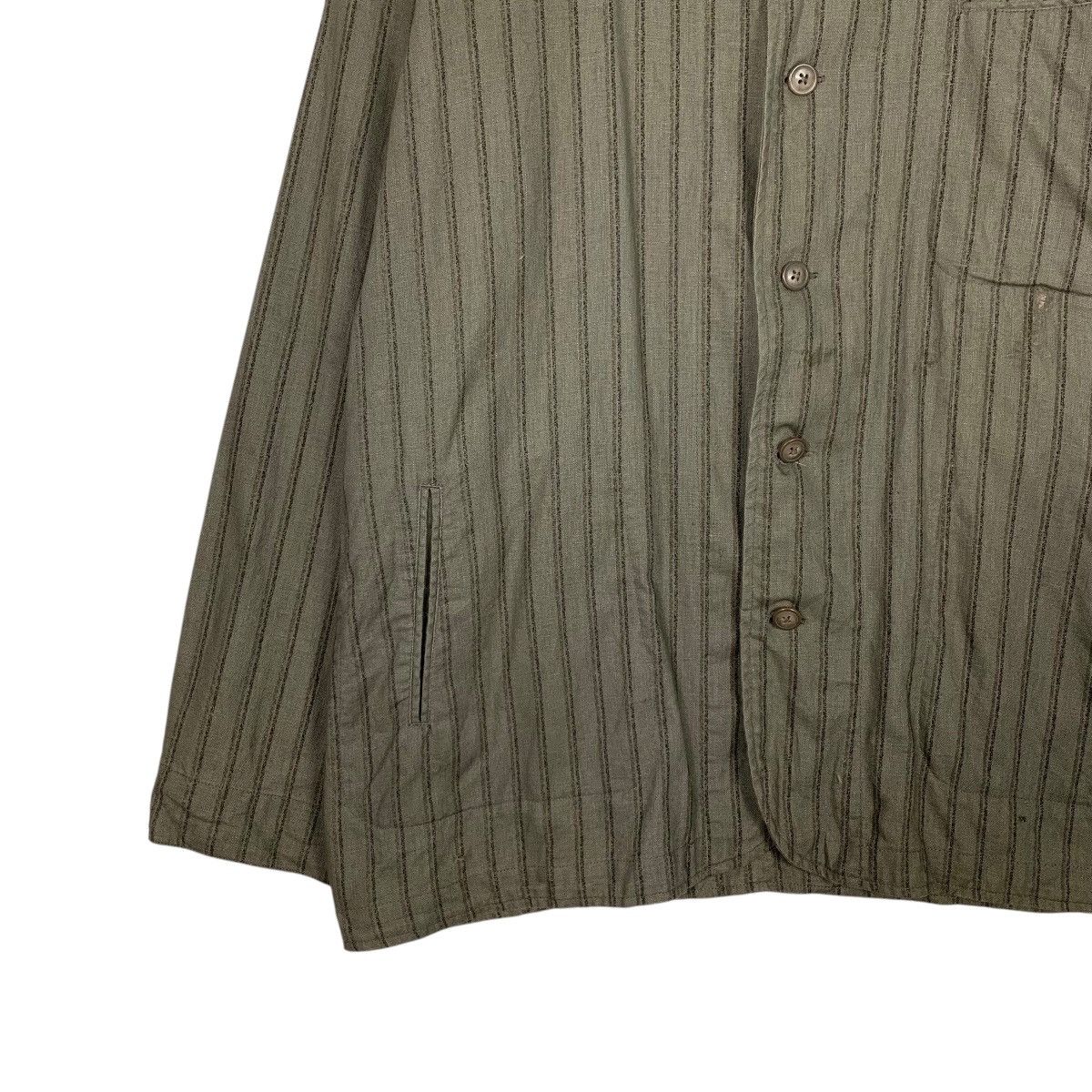 Hang Ten 90’s HANGTEN Striped Collared Button Casual Jacket #2150-C95 Size US L / EU 52-54 / 3 - 3 Thumbnail