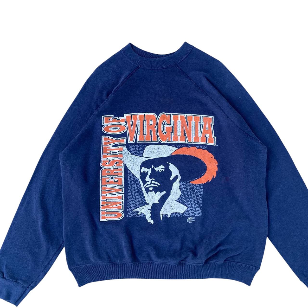 Vintage VINTAGE 80S VIRGINA UNIVERSITY CREWNECK FADED BLUE Size US XL / EU 56 / 4 - 3 Thumbnail