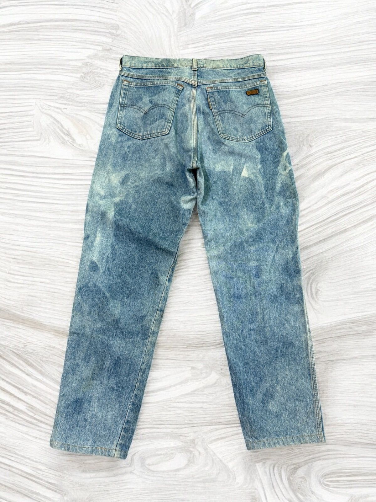 Levi's Vintage Clothing Vintage Levis 636 Mud Wash Acid Wash Loose Jeans Size US 30 / EU 46 - 2 Thumbnail