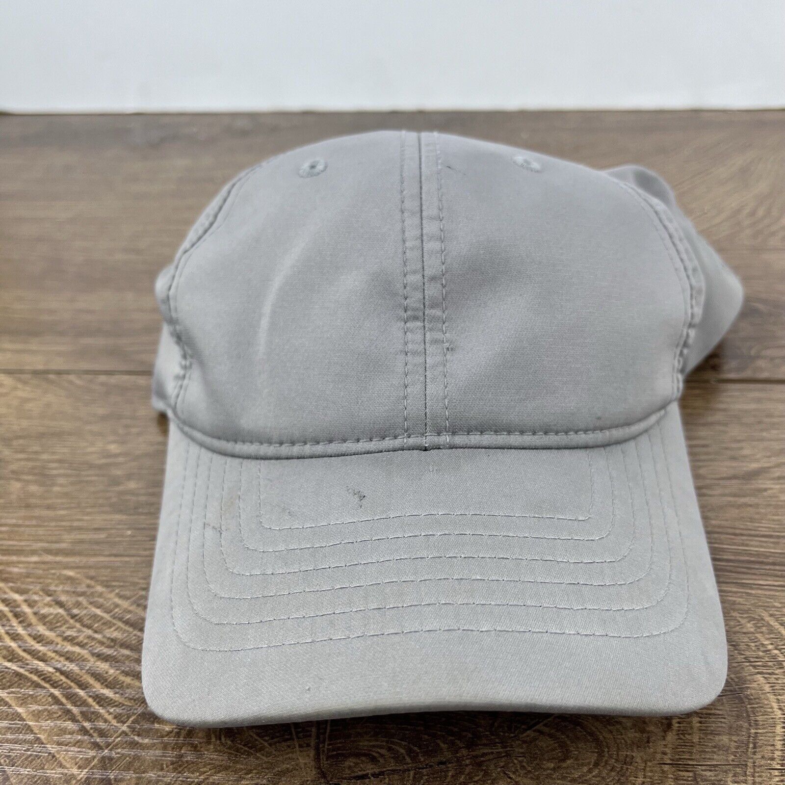 Other Plain Gray Baseball Hat Gray Adjustable Hat Gray Adult Size Size ONE SIZE - 4 Thumbnail