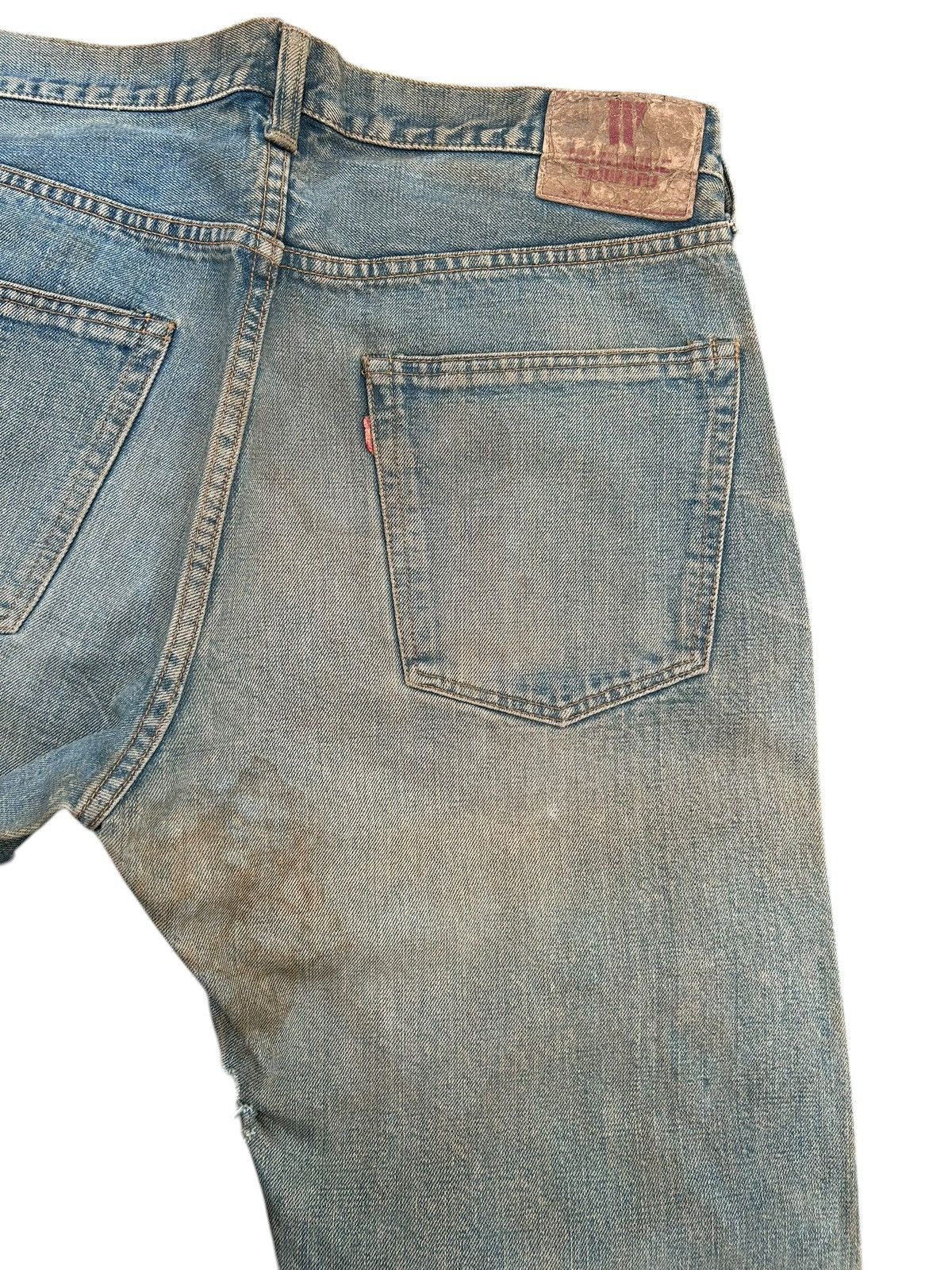 Kapital Vintage Warehouse Selvedge Distressed Rusty Dirty Denim Jean Size US 35 - 15 Thumbnail