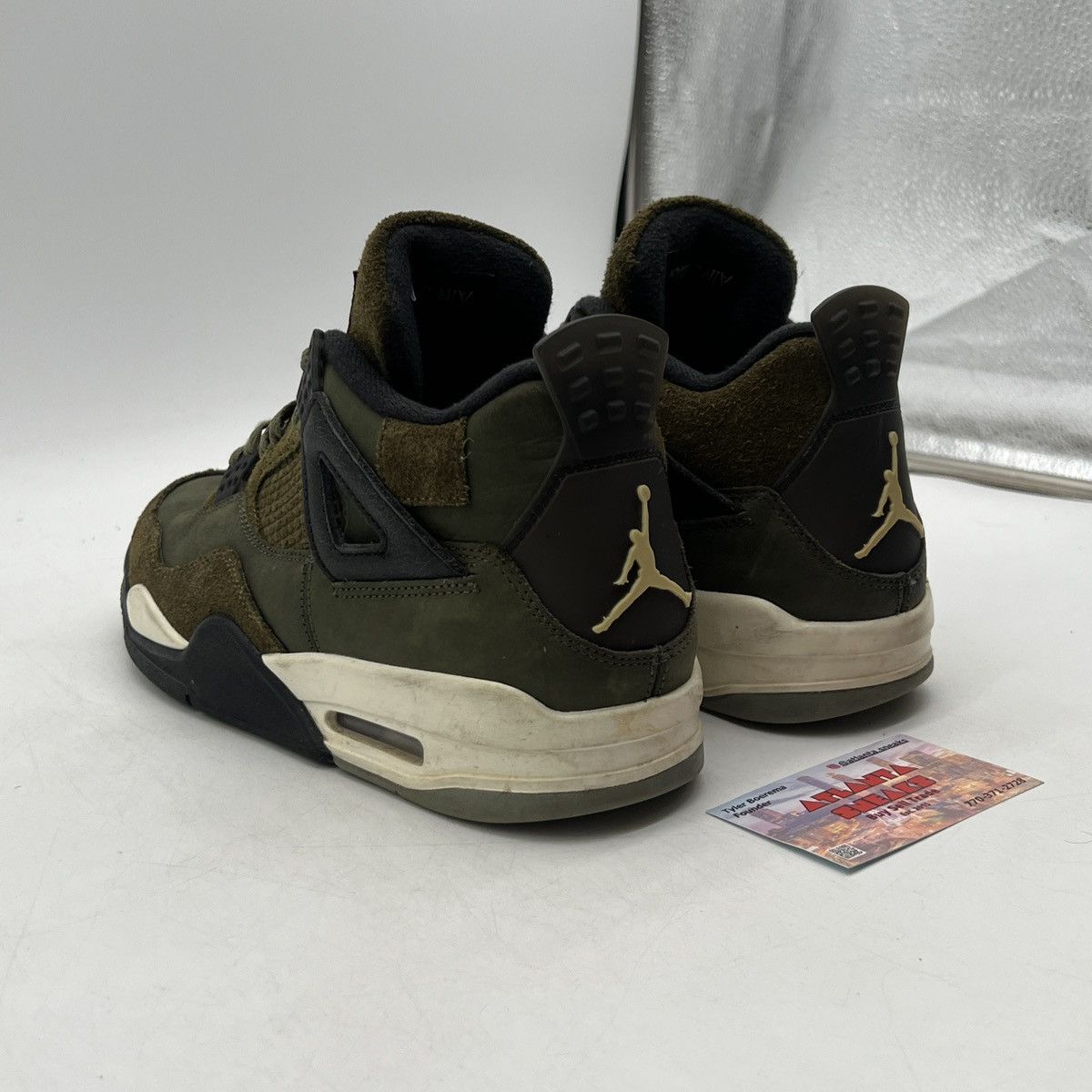 Jordan Brand Air Jordan 4 Craft Olive Size US 9 / EU 42 - 4 Thumbnail