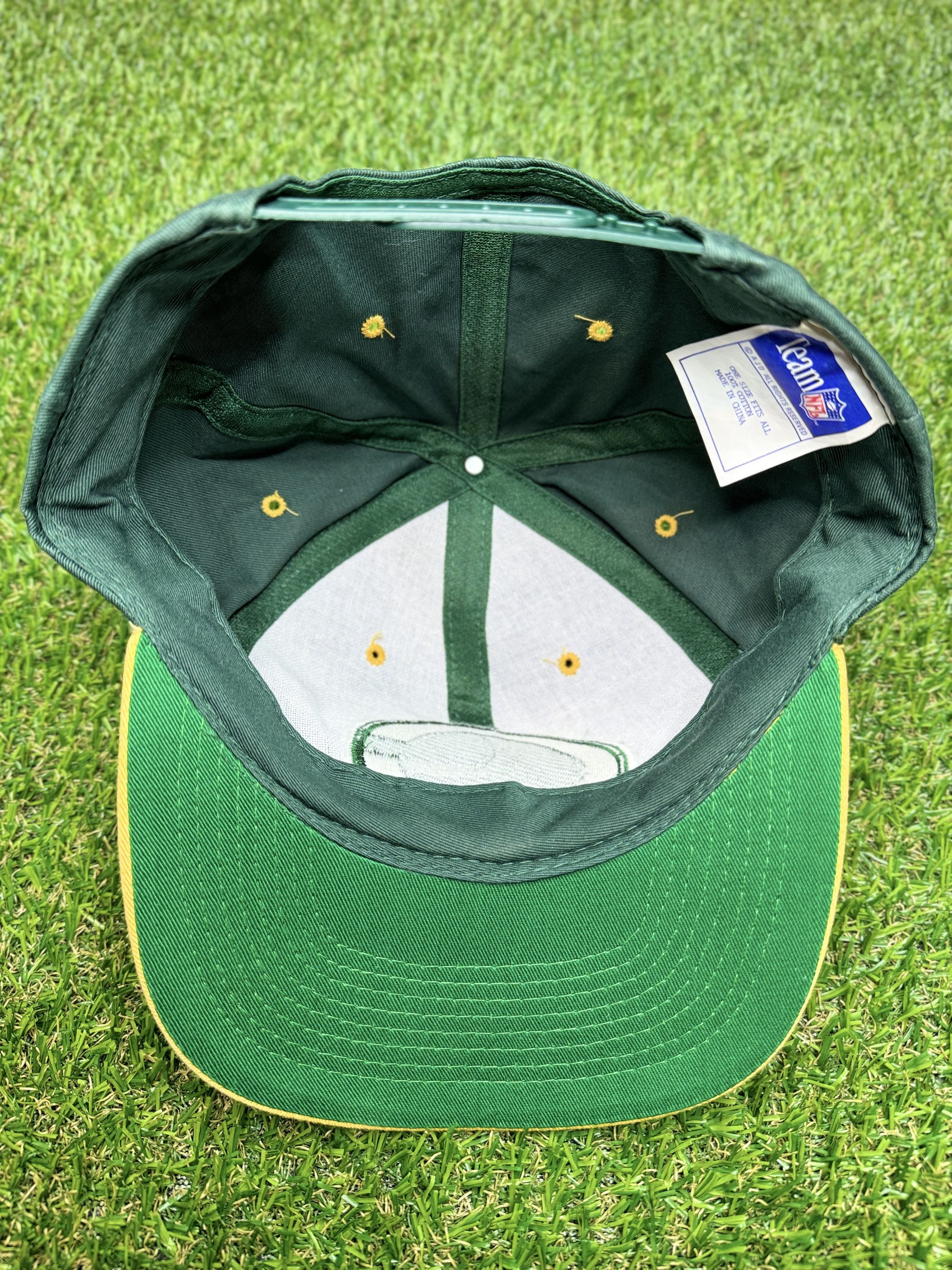 NFL VTG Green Bay Packers ADJ Snapback Hat– Classic NFL Logo Cap Size ONE SIZE - 2 Thumbnail