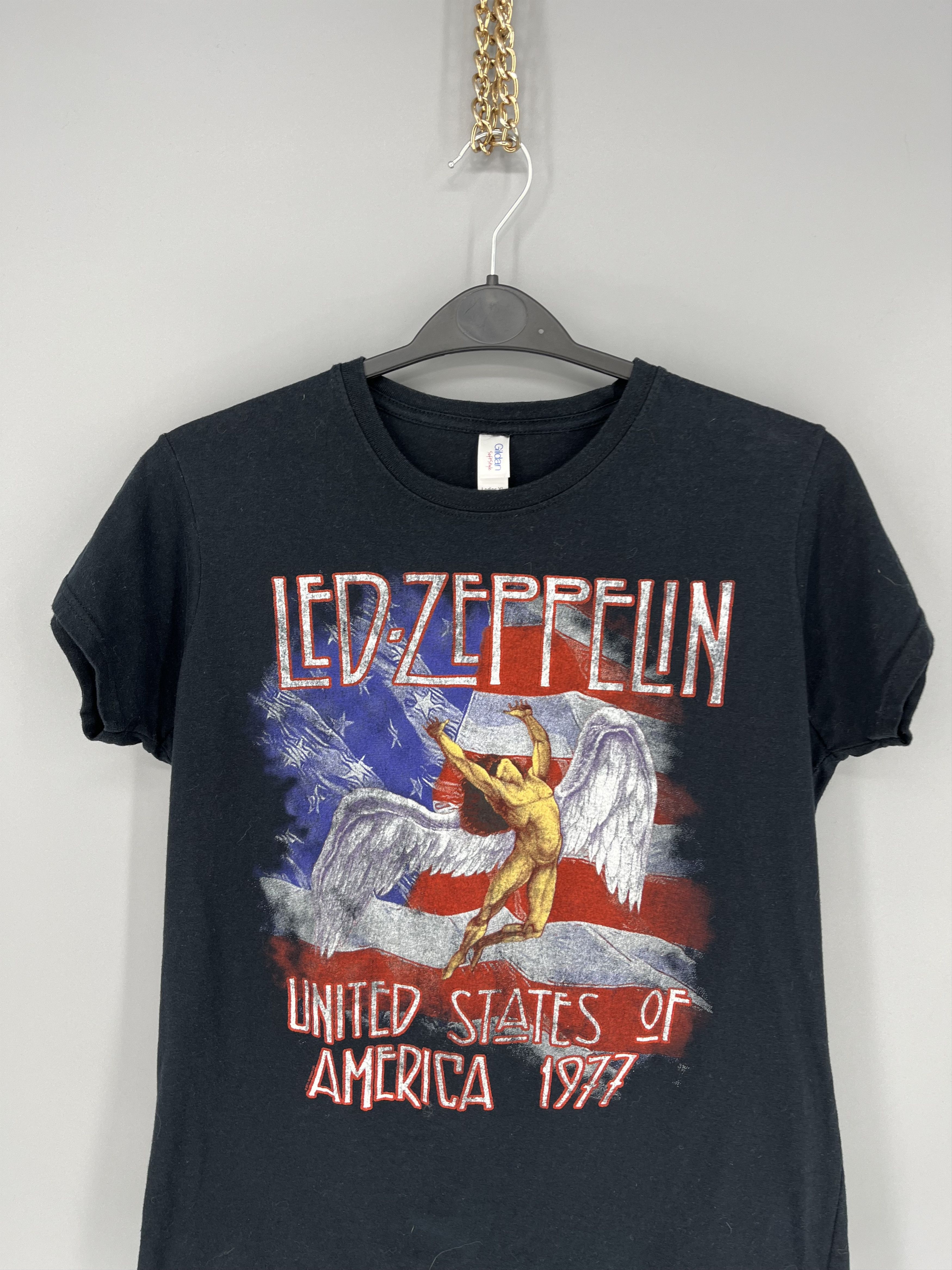 Band Tees Vintage Y2K United States Led Zeppelin Womens Tee Size M / US 6-8 / IT 42-44 - 6 Thumbnail