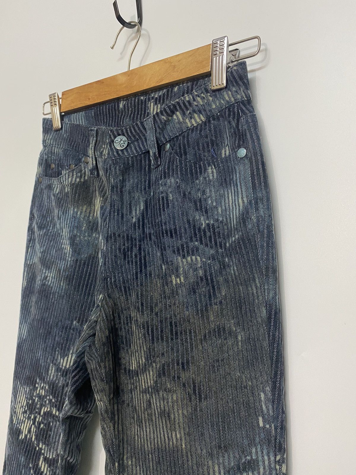 Designer × Vintage Vintage ANNE ELISABETH Jeans Corduroy Bootcut Pants Size 24" / US 00 / IT 34 - 12 Thumbnail