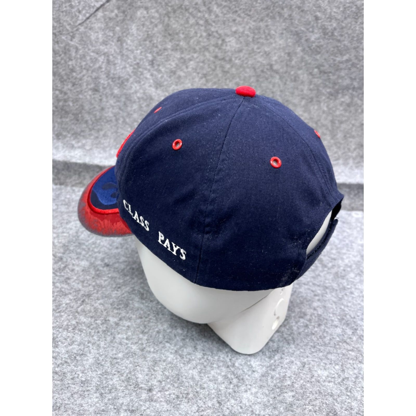 Vintage Peterbilt Hat Cap Strap Back Adult One Size Blue Fire Cotton Truck Logo Baseball Cap Mens Size ONE SIZE - 5 Thumbnail