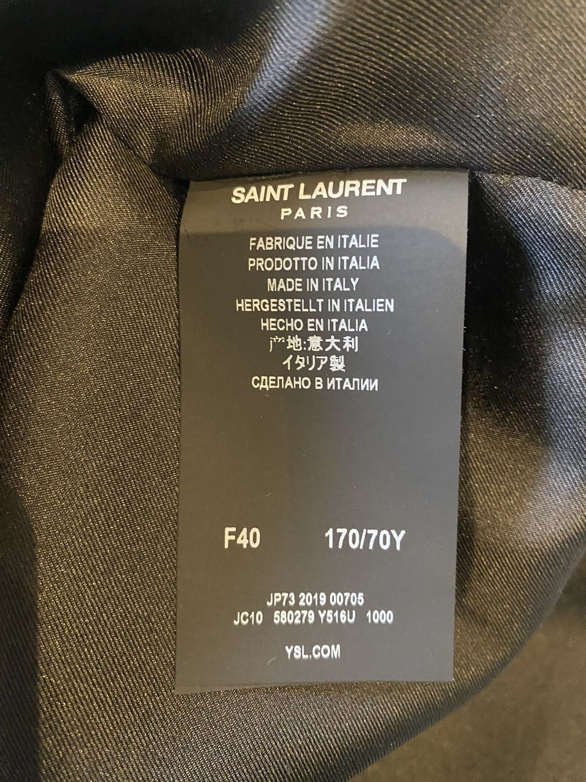 Saint Laurent Paris Saint Laurent wool miniskirt size F40 black Size 28" / US 6 / IT 42 - 12 Thumbnail