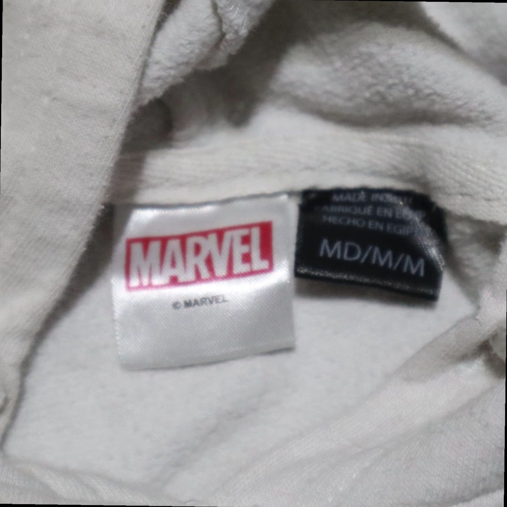 Vintage Marvel Comics Graphic Hoodie Sweater Adult Men's Medium White Size US M / EU 48-50 / 2 - 5 Thumbnail