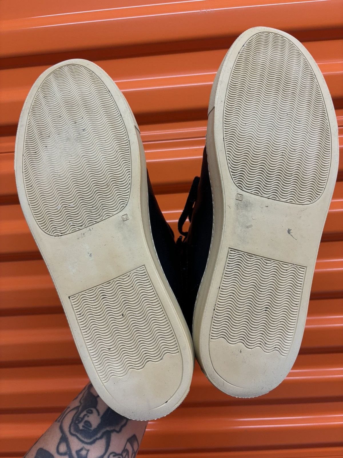 Common Projects × Designer ***FINAL DROP***RARE COMMON PROJECTS VINTAGE HIGH LEATHER 43 Size US 10.5 / EU 43-44 - 18 Thumbnail