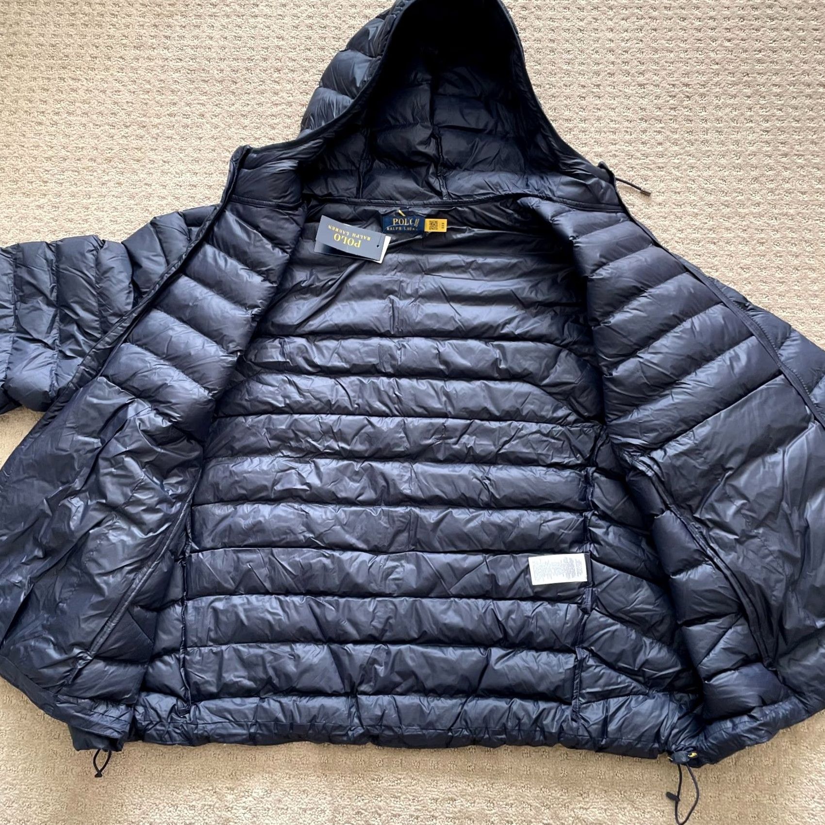 Polo Ralph Lauren Polo Ralph Lauren Jacket Big 4X Navy Puffer The Colden Packable NWT Men 4XB Coat Mid-Length Quilted All Seasons Zipped Pockets Size US XXL / EU 58 / 5 - 7 Thumbnail