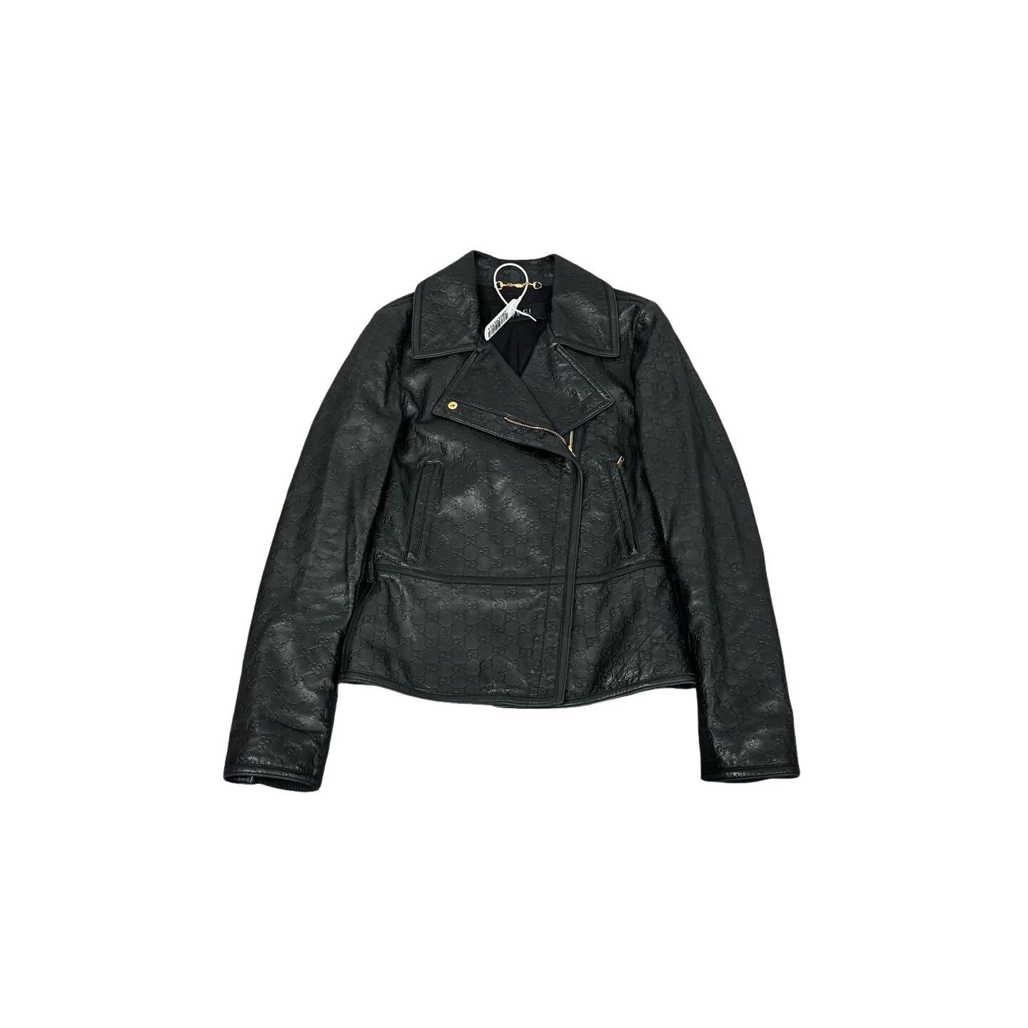 Gucci Gucci Guccissima GG Embossed Leather Jacket 40 Size S / US 4 / IT 40 - 1 Thumbnail