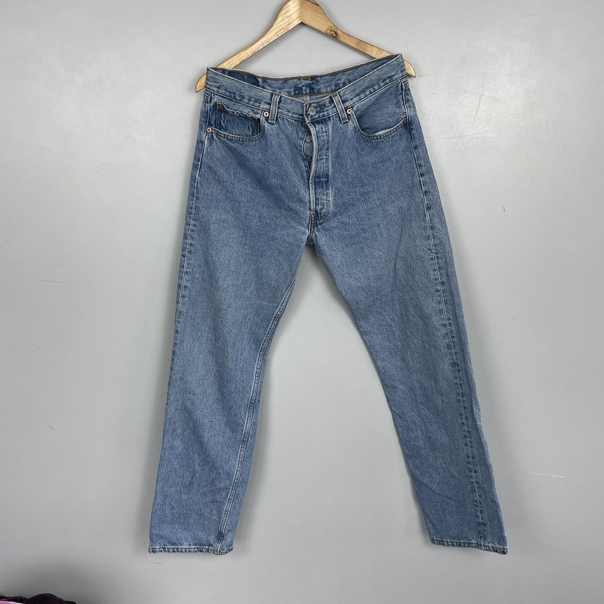 Levi's × Levi's Vintage Clothing × Vintage Levis 501 Vintage Mens red Tab Denim Pants Jeans Size US 34 / EU 50 - 4 Thumbnail