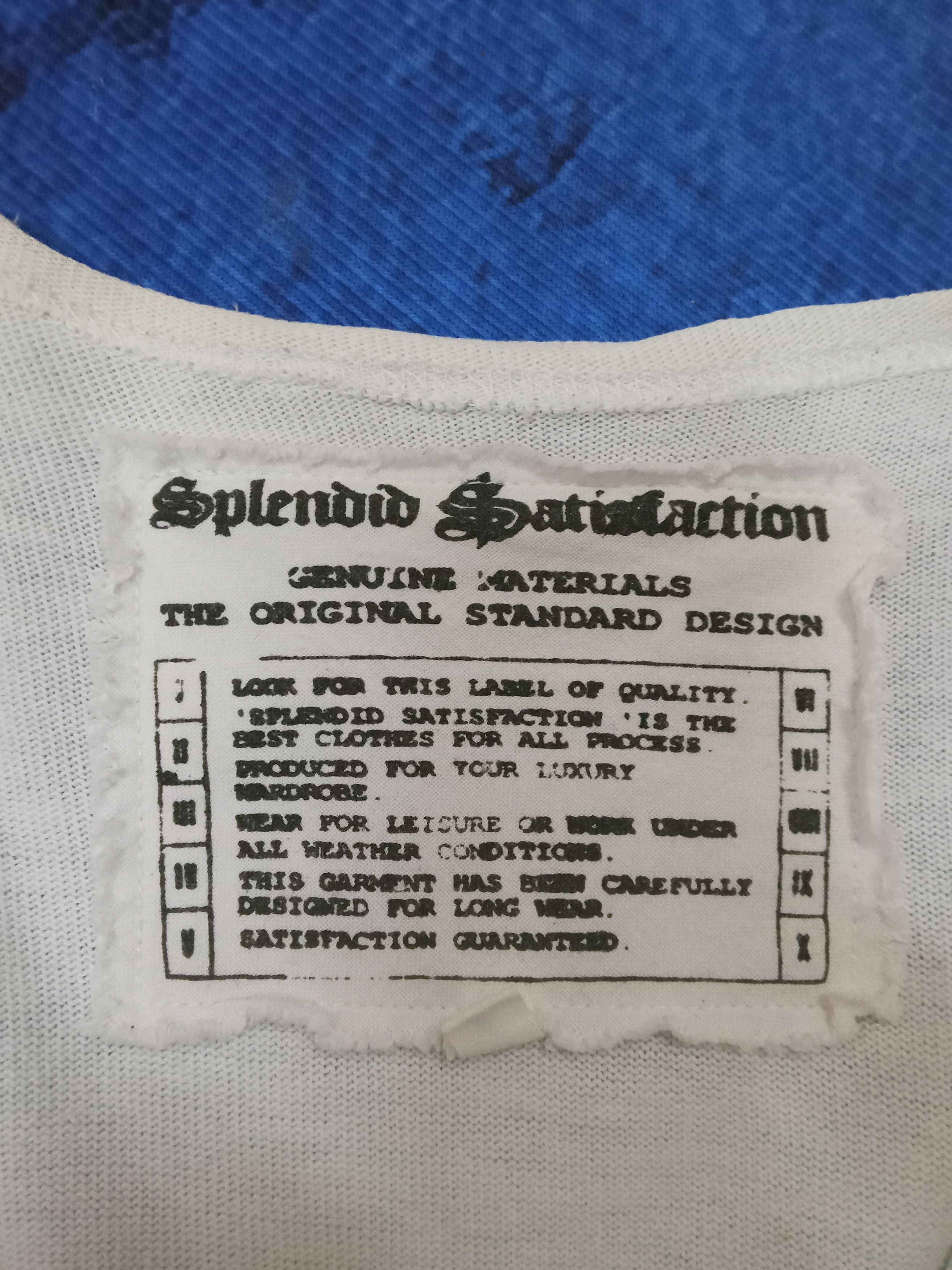 Japanese Brand Splendid Satisfaction Newspaper Gazette Design Top Size L / US 10 / IT 46 - 3 Thumbnail