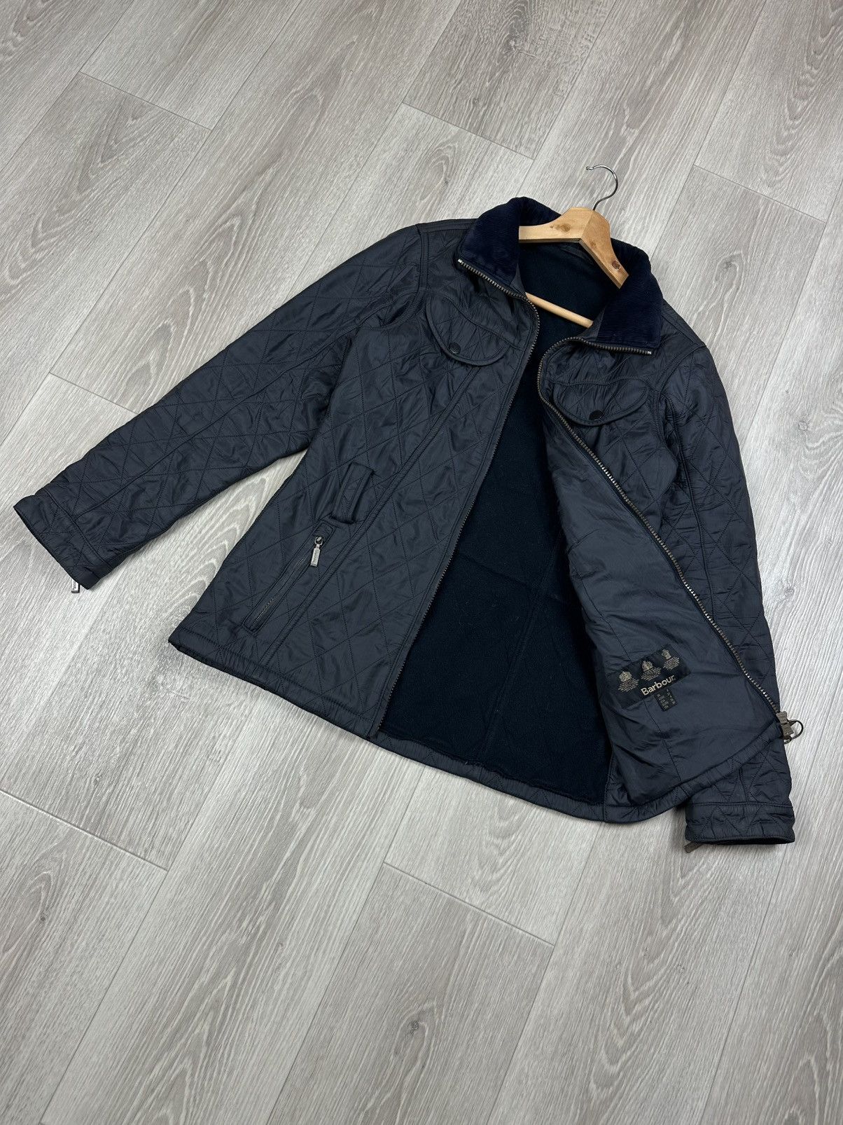 Barbour × Vintage Vintage Barbour Utility Polarquilted Women’s Quilted Jacket Size S / US 4 / IT 40 - 4 Thumbnail