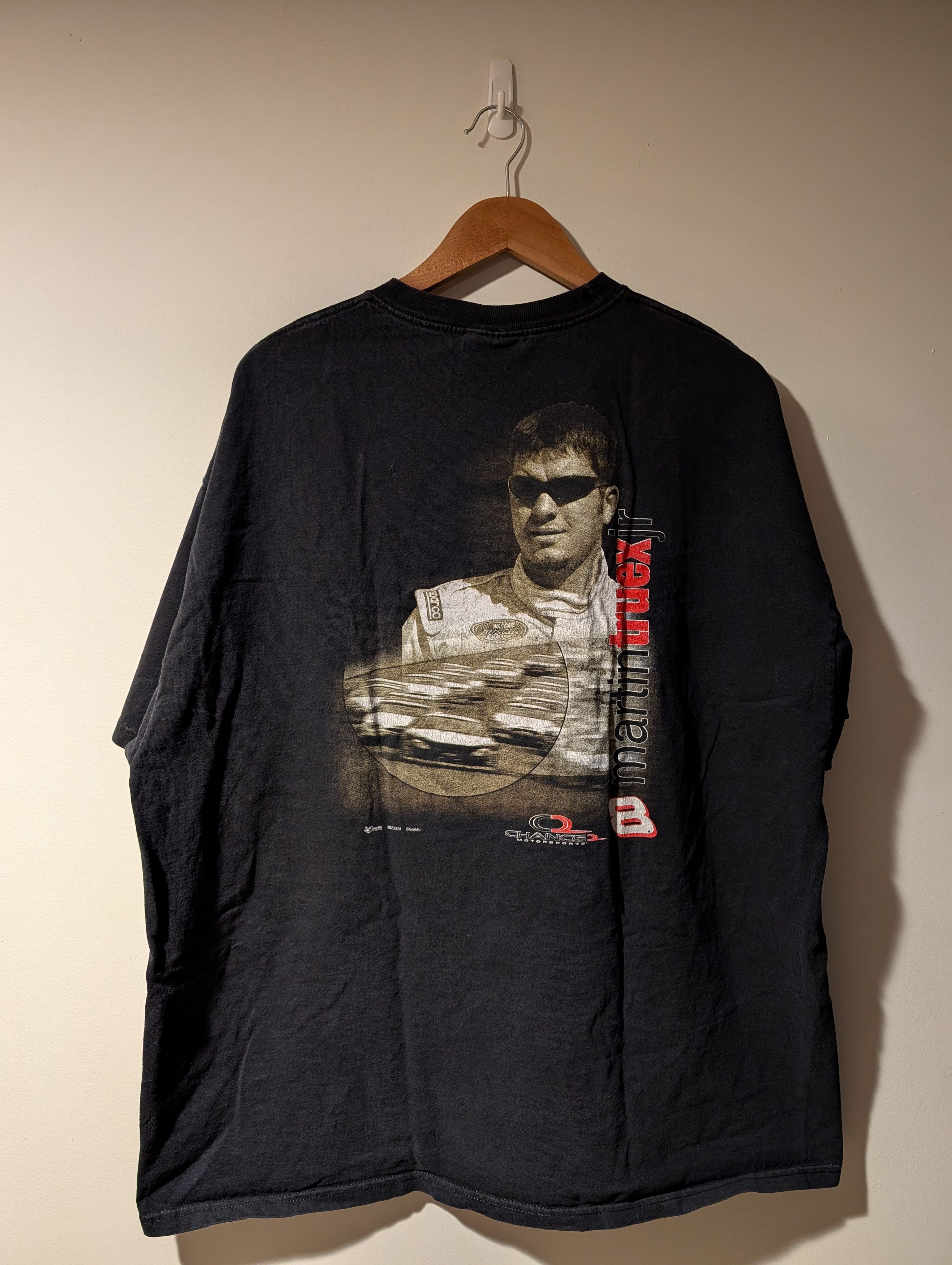 NASCAR Vintage Y2K Martin Truex Nascar Sports Racing Box T-Shirt Size US XL / EU 56 / 4 - 4 Thumbnail