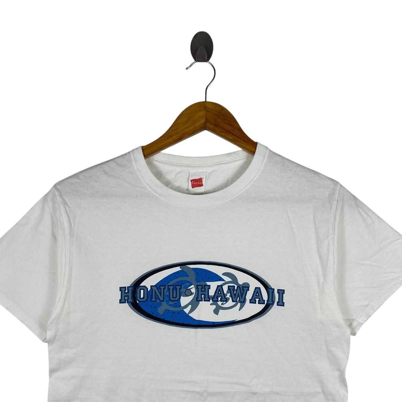 Vintage Vintage 90’ HONU HAWAII SURF Wave Beach Honolulu Tee Shirt Size US S / EU 44-46 / 1 - 2 Thumbnail