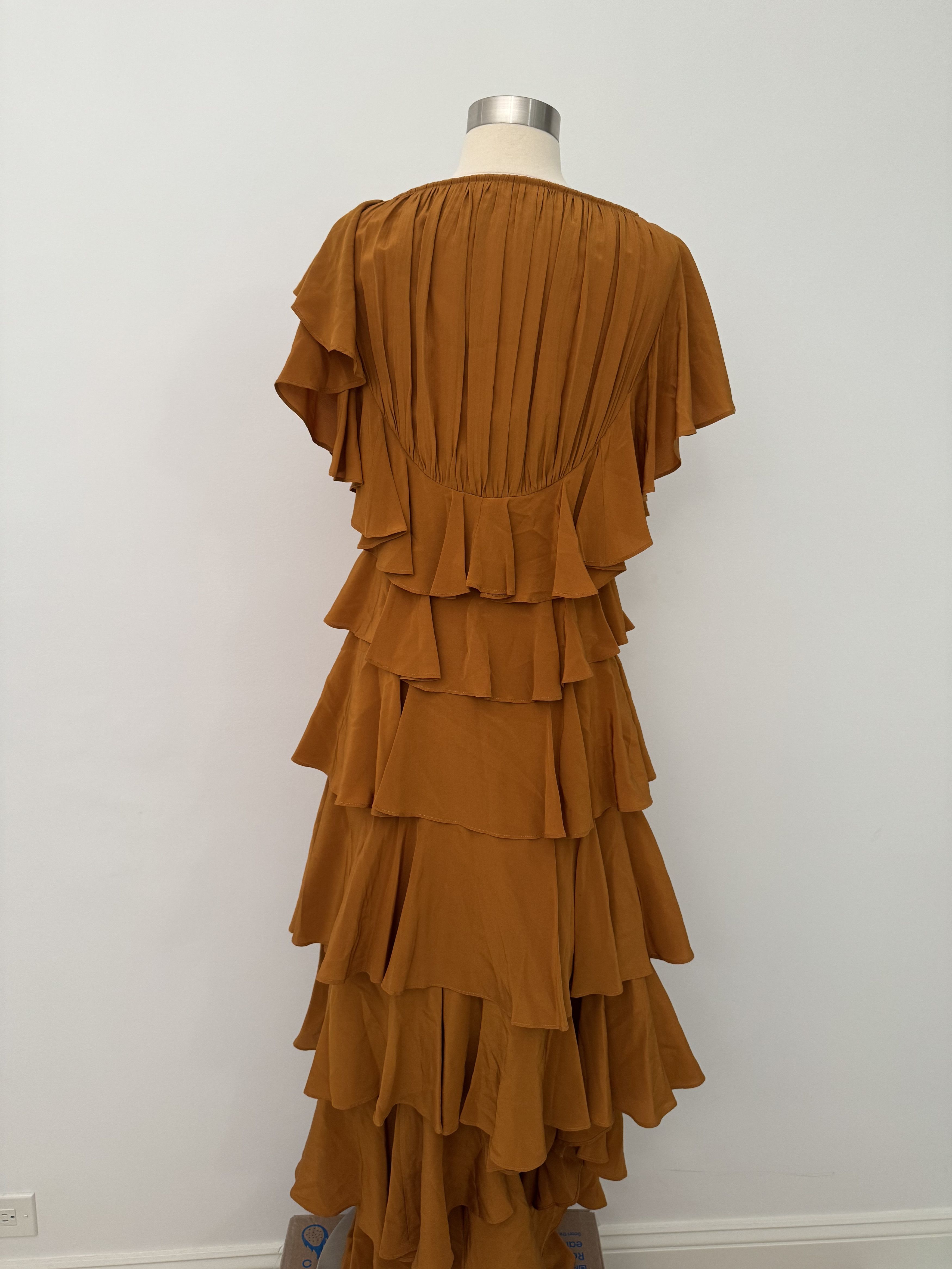 Ulla Johnson Ulla Johnson Freja Gown, Sandstone Size XS / US 0-2 / IT 36-38 - 4 Thumbnail