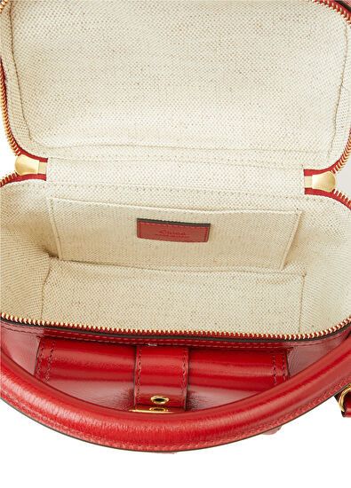 Chloe o1loc1c10126 Size: OS / Camera Small Double Carry Bag in Red Size ONE SIZE - 5 Thumbnail