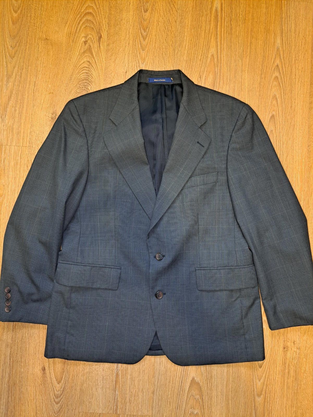 Polo Ralph Lauren VINTAGE GLEN PLAID Ralph Lauren Sport Coat 40S Gray Wool Size 40S - 1 Thumbnail