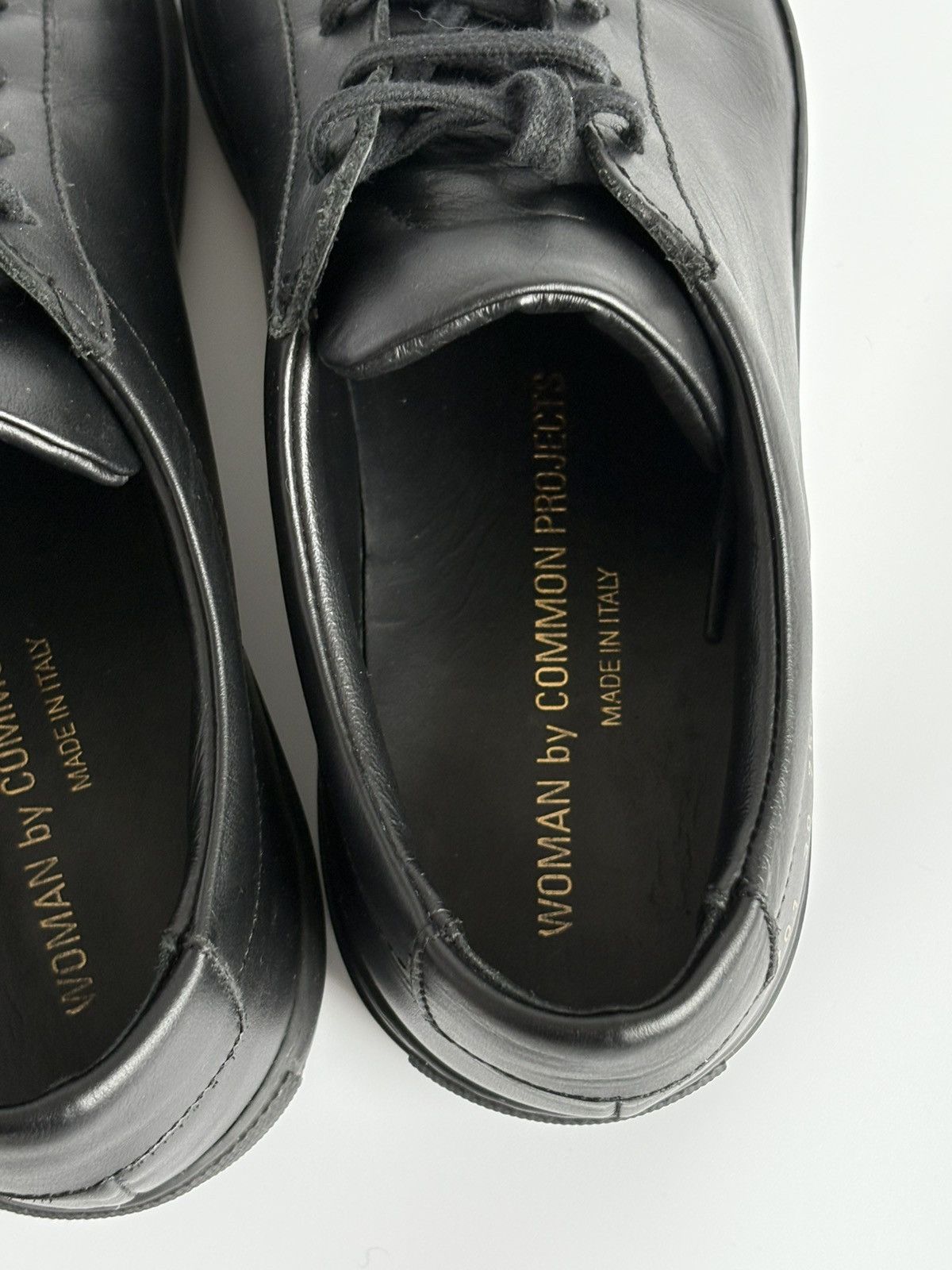 Common Projects Common Projects Achilles Low Sneakers Black Leather 39 US 9 Size US 9 / IT 39 - 9 Thumbnail