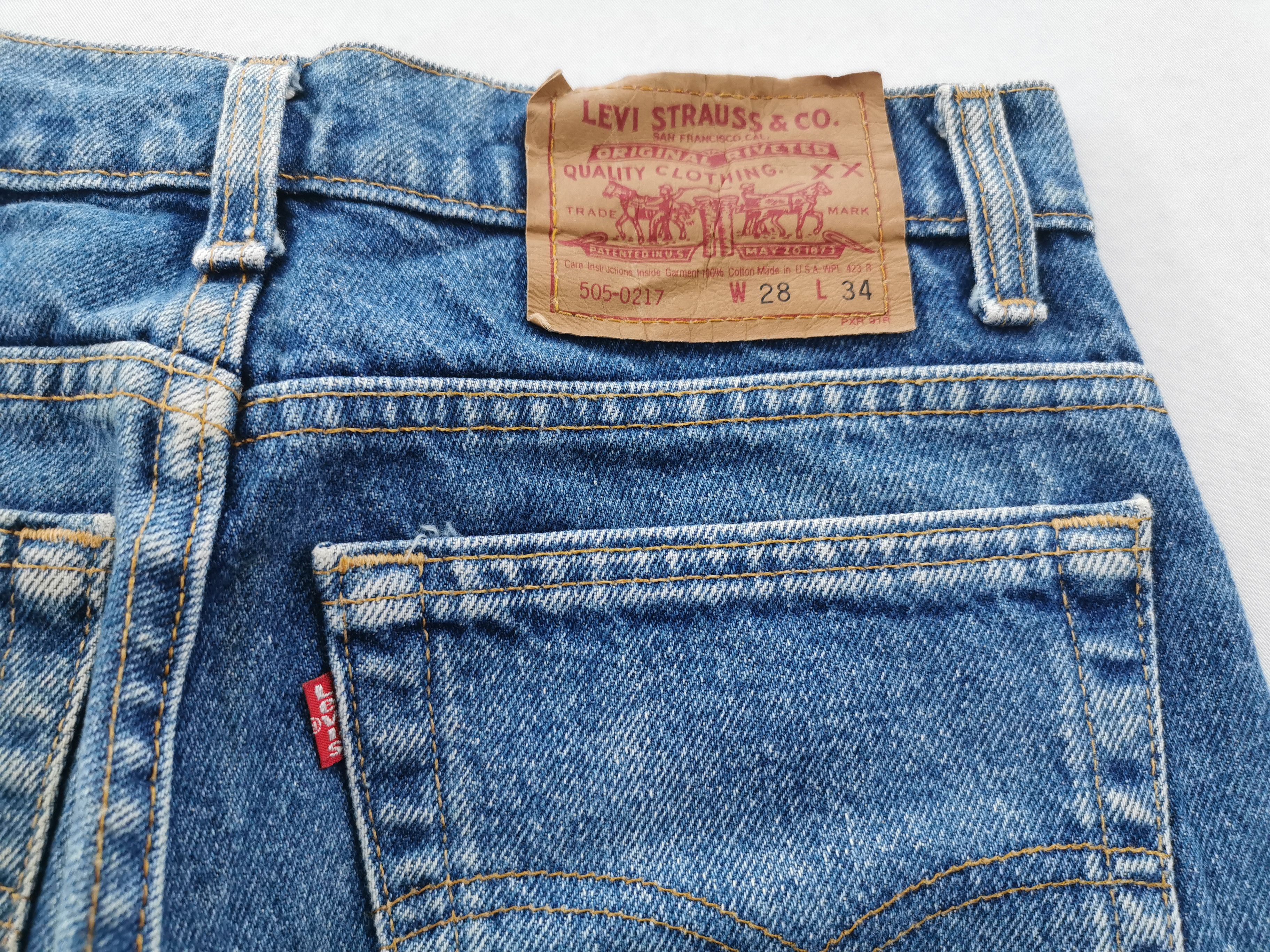 Levi's Distressed Levis Lot 505 Denim Made In USA Size 26/28x34 Size US 26 / EU 42 - 7 Thumbnail