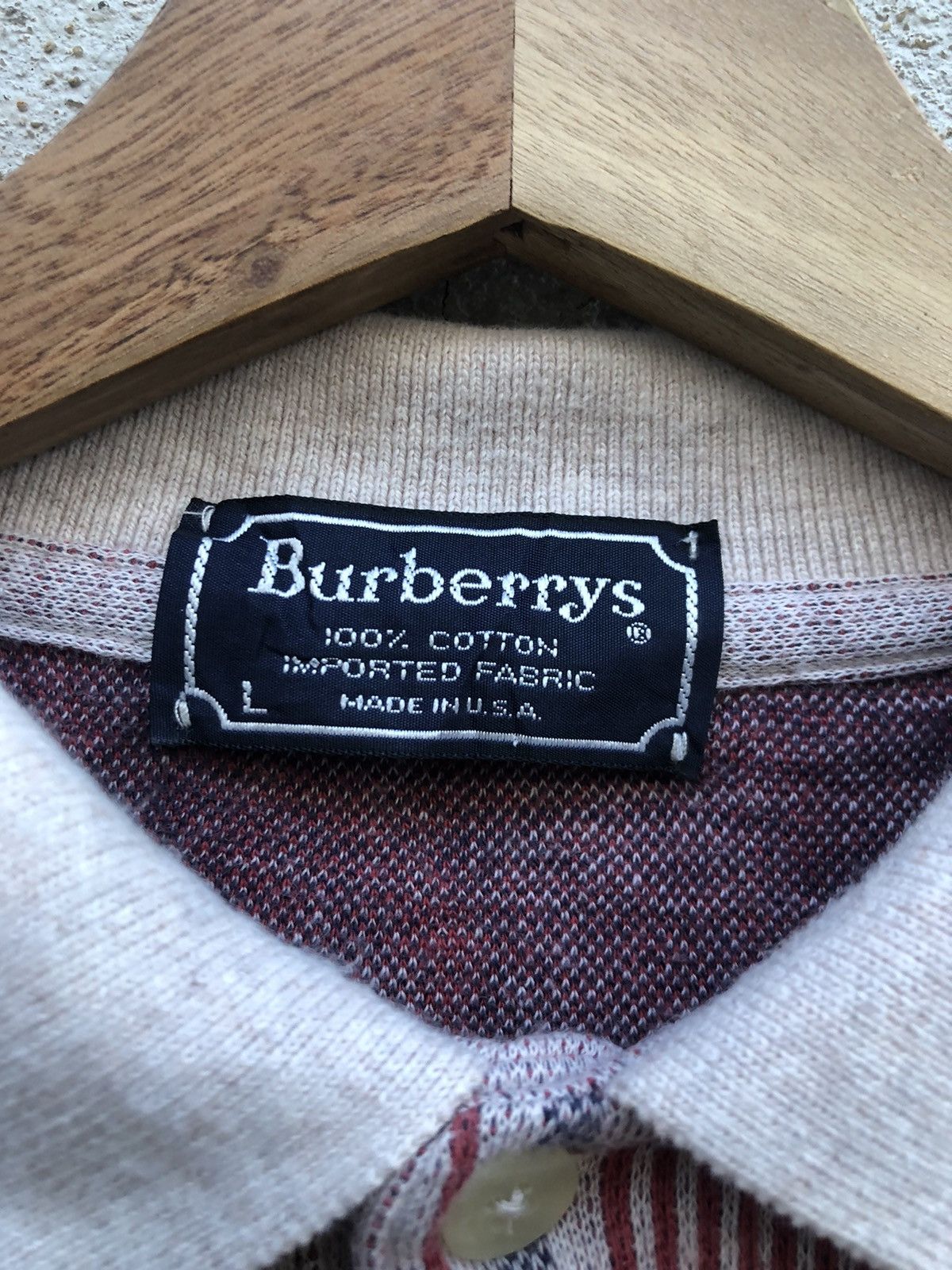 Burberry × Vintage Baggy‼️ Vintage Burberrys Nova Check Polo-Tee Size US L / EU 52-54 / 3 - 3 Thumbnail
