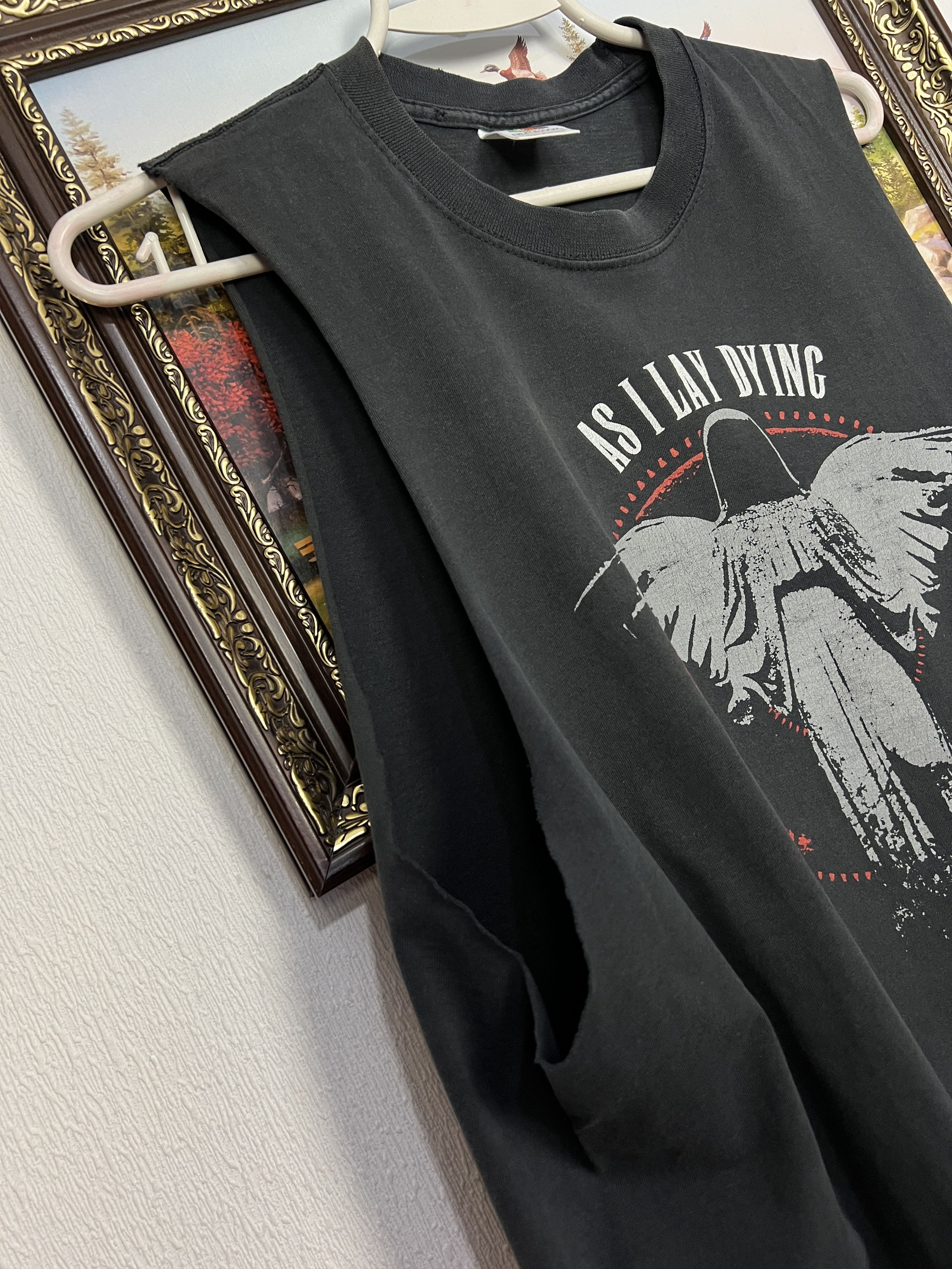 Fruit Of The Loom As I Lay Dying Shirt Band Rock Metal Over Print Vest Tee Size US L / EU 52-54 / 3 - 8 Thumbnail