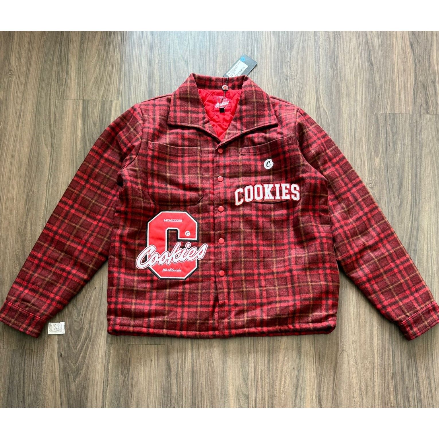 Cookies Cookies Cultivators Red Plaid Flannel Jacket Size US S / EU 44-46 / 1 - 1 Thumbnail
