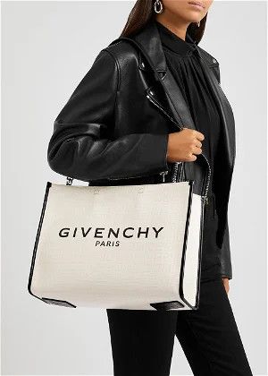 Givenchy o1srvl11e0724 Size: OS / G-Tote Medium Coated Canvas Bag Size ONE SIZE - 5 Thumbnail