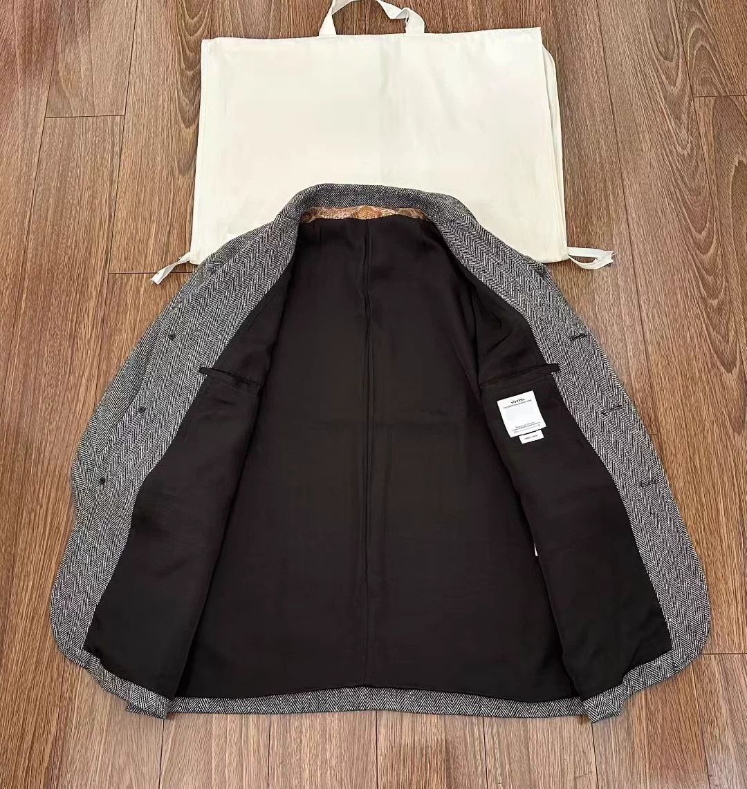Visvim VISVIM Donegal wool tweed herringbone casual suit jacket, Size US M / EU 48-50 / 2 - 3 Thumbnail