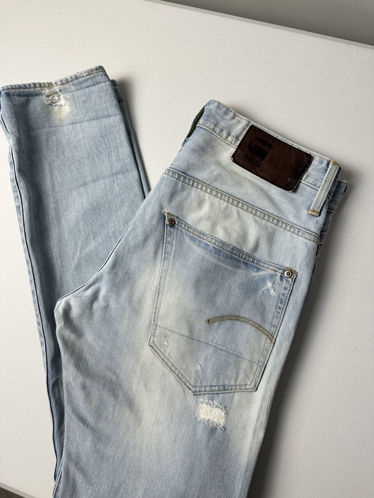 G-Star G-star Radar Tapered Avant Garde Jeans Denim Size US 33 - 5 Thumbnail