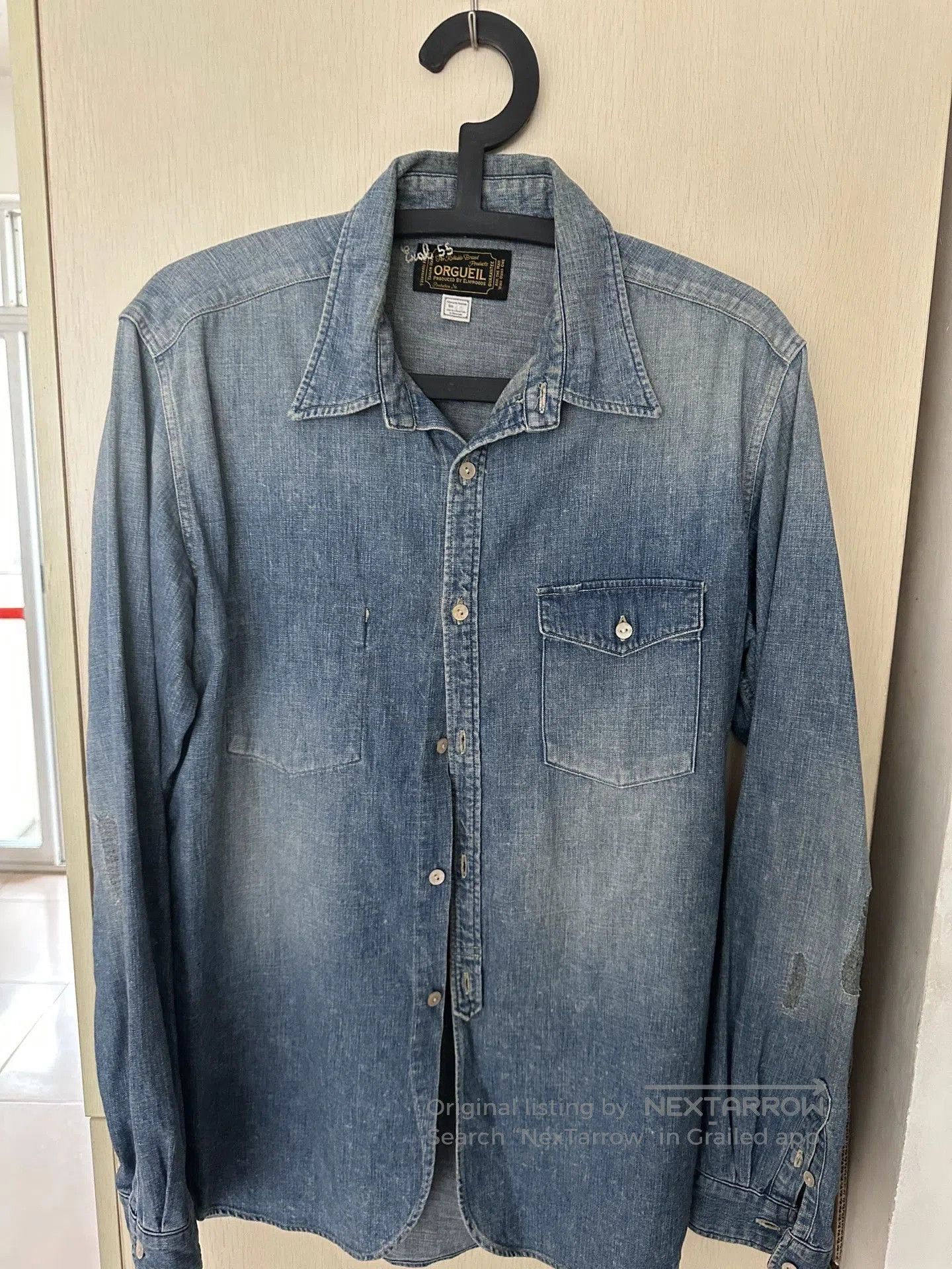 Japanese Brand Orgueil Limited Edition Work Shirt. Size US M / EU 48-50 / 2 - 1 Thumbnail