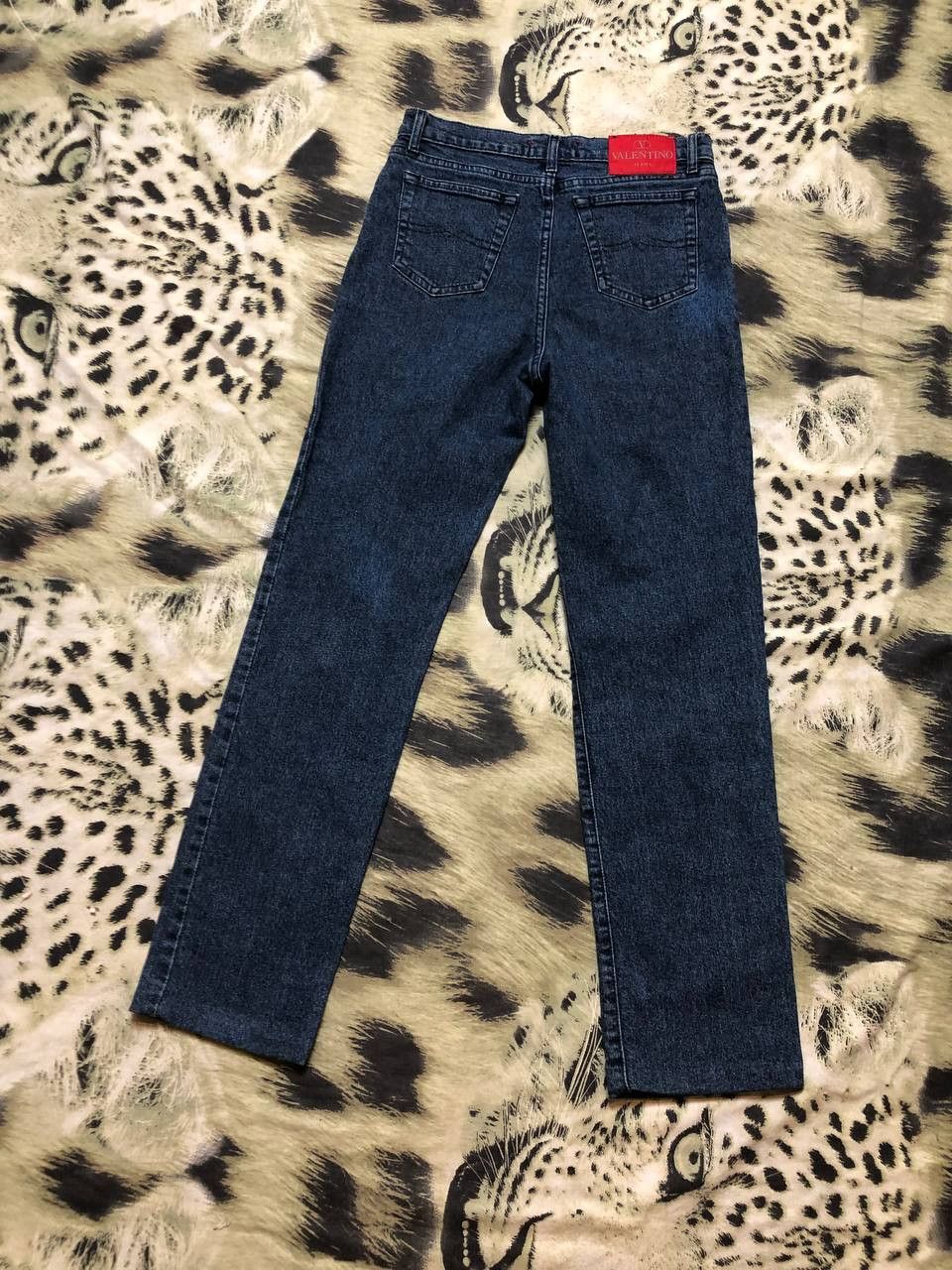Valentino jeans crazy Y2K luxury Valentino logo vintage Denim pants Size US 31 - 21 Thumbnail