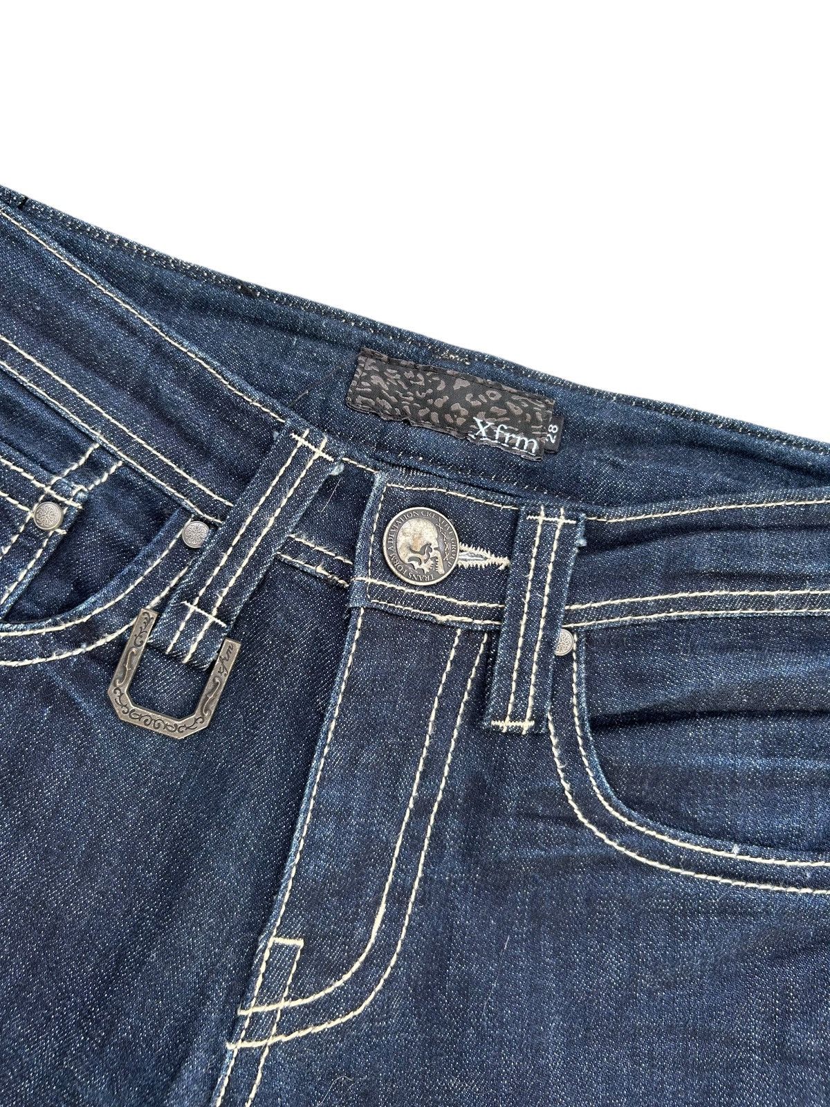 If Six Was Nine Skull Xfrm Japanese Punk Bondage Denim jeans Size US 28 / EU 44 - 1 Thumbnail