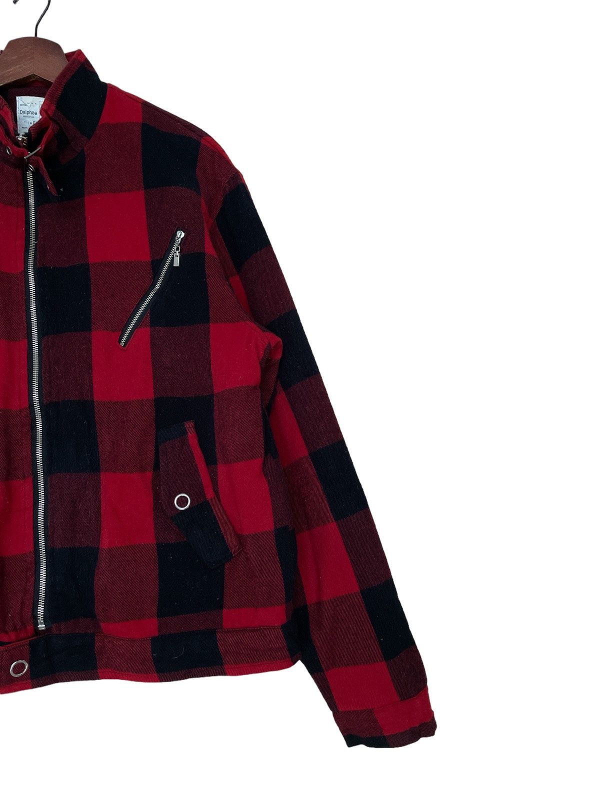 If Six Was Nine × Japanese Brand × Seditionaries Vintage Japanese Brand Delphoe Checkered Jacket 1990s Size US XL / EU 56 / 4 - 5 Thumbnail