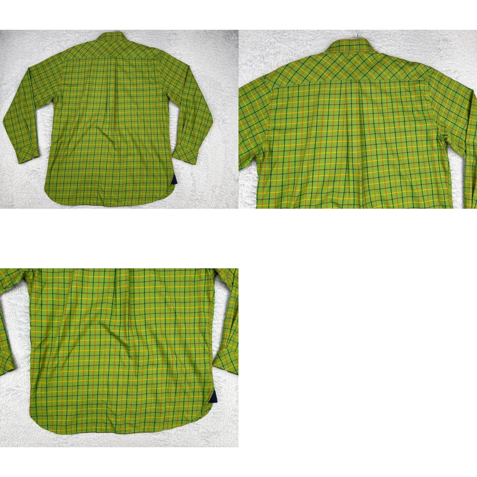 Tommy Hilfiger Tommy Hilfiger Shirt Adult Medium Green Plaid Flannel Long Sleeve Button-Up Pocket Mens Size US M / EU 48-50 / 2 - 9 Thumbnail