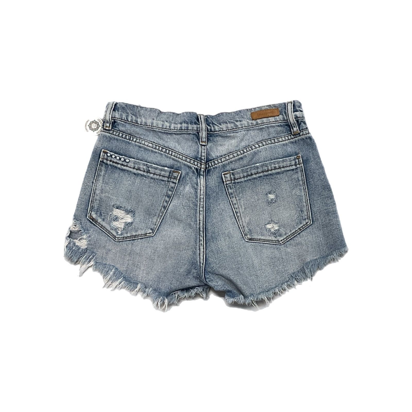 BLANKNYC Blank NYC Denim Mini Cut-Off Shorts Size 36" / US 14 / IT 50 - 2 Thumbnail