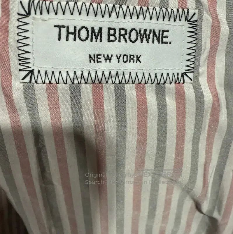 Thom Browne Thom Browne Gray Wool Logo Women's Down Coat . Size XXS / US 00 / IT 34 - 4 Thumbnail