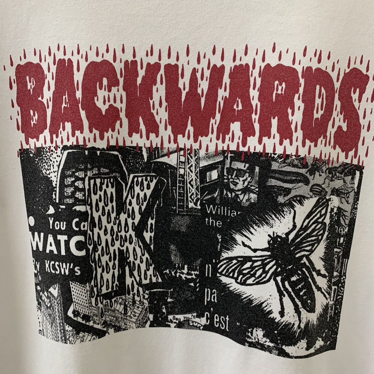 Band Tees BACKWARDS HEAVY METAL BAND! Size US XL / EU 56 / 4 - 2 Thumbnail