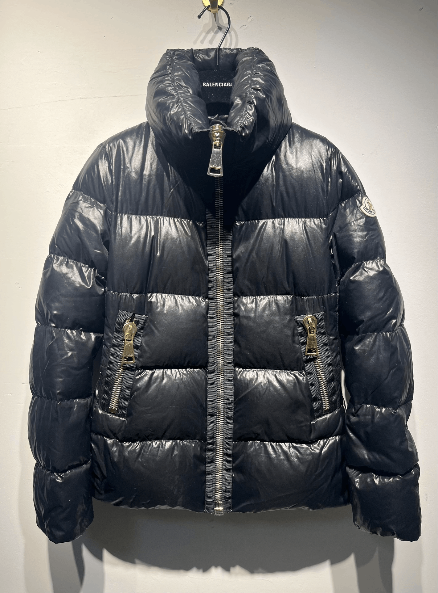 Moncler Moncler Retro Embroidered Black Heavy Coat 2 Men Size US XS / EU 42 / 0 - 1 Thumbnail