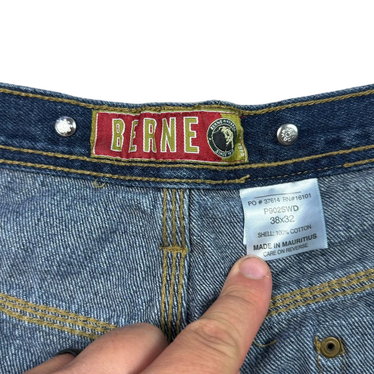 Other × Vintage Berne Double Knee Baggy Carpenter Jean Pants Men’s 38”x32” Size US 38 / EU 54 - 6 Thumbnail