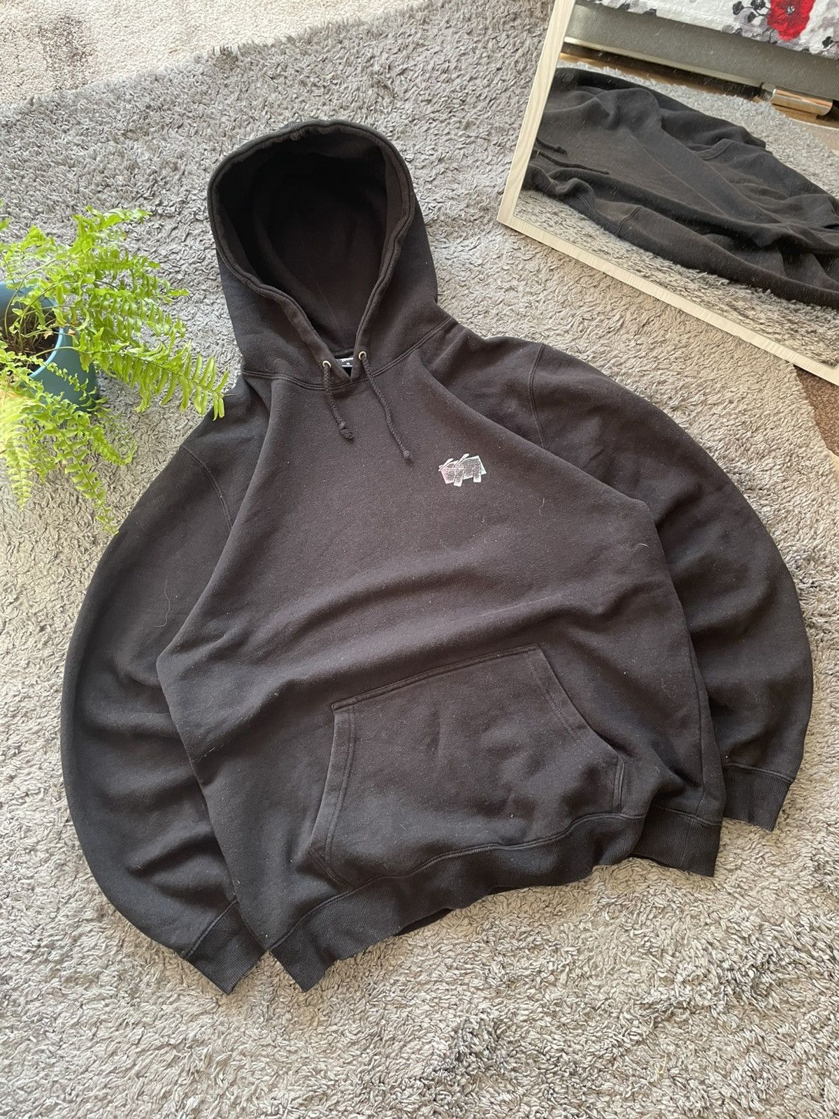 Stussy × Vintage 00s Stüssy Hoodie Streetwear Vintage Big Logo Rare Y2k Size US XL / EU 56 / 4 - 10 Thumbnail