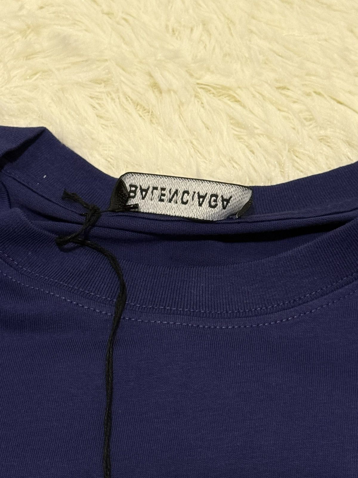 Balenciaga Balenciaga deep blue t shirt Size US M / EU 48-50 / 2 - 5 Thumbnail