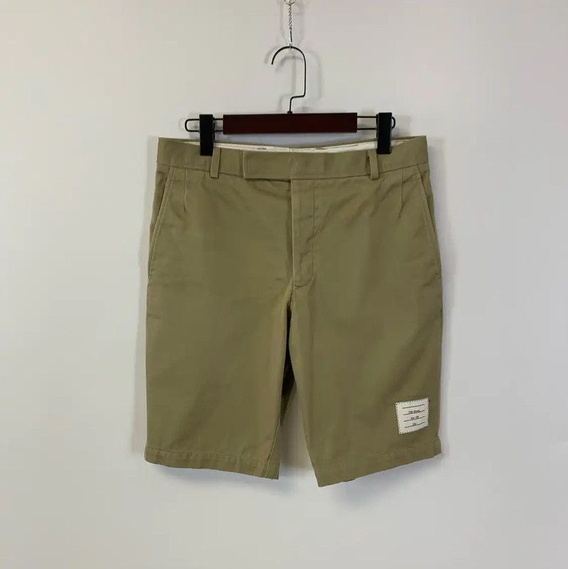 Thom Browne Thom Browne Khaki Men's Shorts 0089 Size US 30 / EU 46 - 1 Thumbnail
