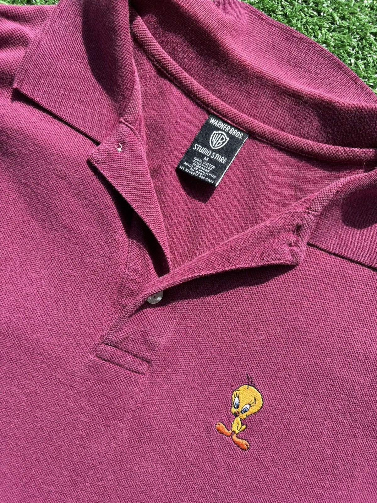 Vintage × Warner Bros Vintage Looney Tunes Tweetie Bird Polo Size US M / EU 48-50 / 2 - 2 Thumbnail