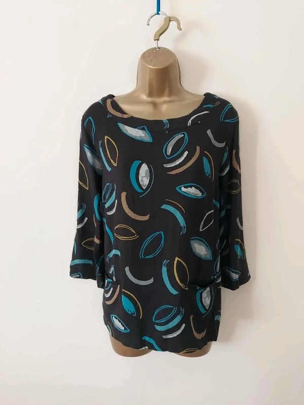 Vintage Vintage 3/4 sleeved top Size XXL / US 16-18 / IT 52-54 - 8 Thumbnail