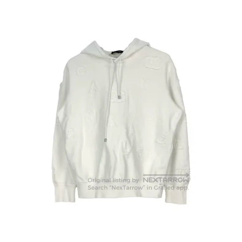 Chanel Chanel White letter logo towel material hooded sweatshirt Size M / US 6-8 / IT 42-44 - 1 Thumbnail
