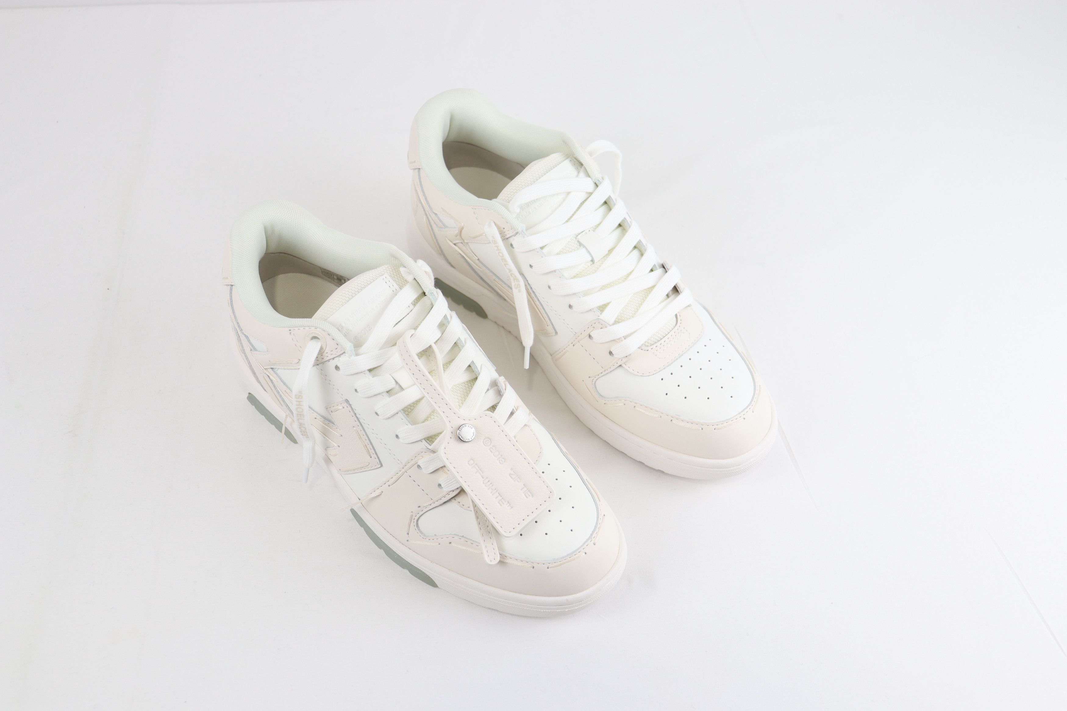 Off-White Sartorial Stitch Out of Office Sneakers OOO Coconut / White Size US 11 / EU 44 - 7 Thumbnail